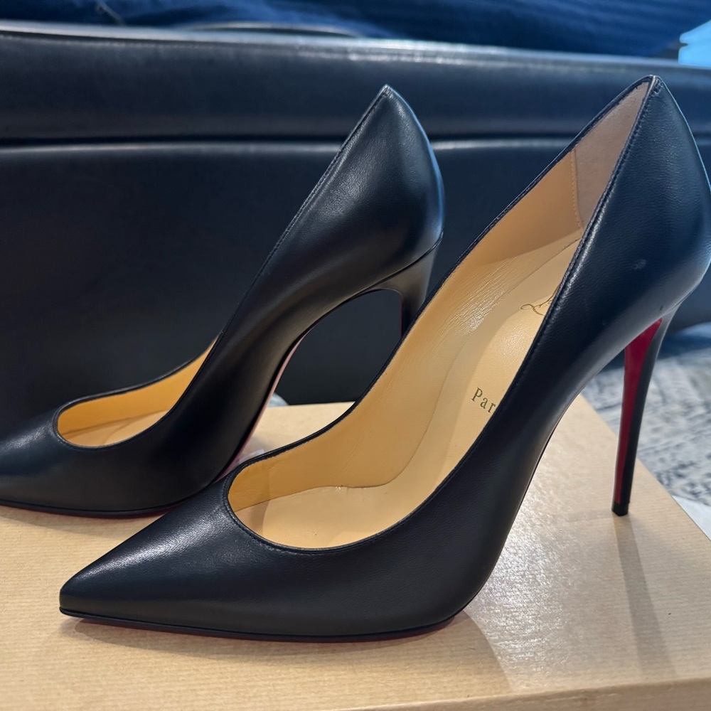 Christian Loubotin So Kate Black Pumps Heels